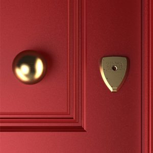Θωρακισμένη Πόρτα Με Πάνελ Αλουμινίου